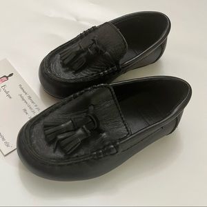 Janie and Jack| boy’s kids shoes size 5 Casual- black shoes